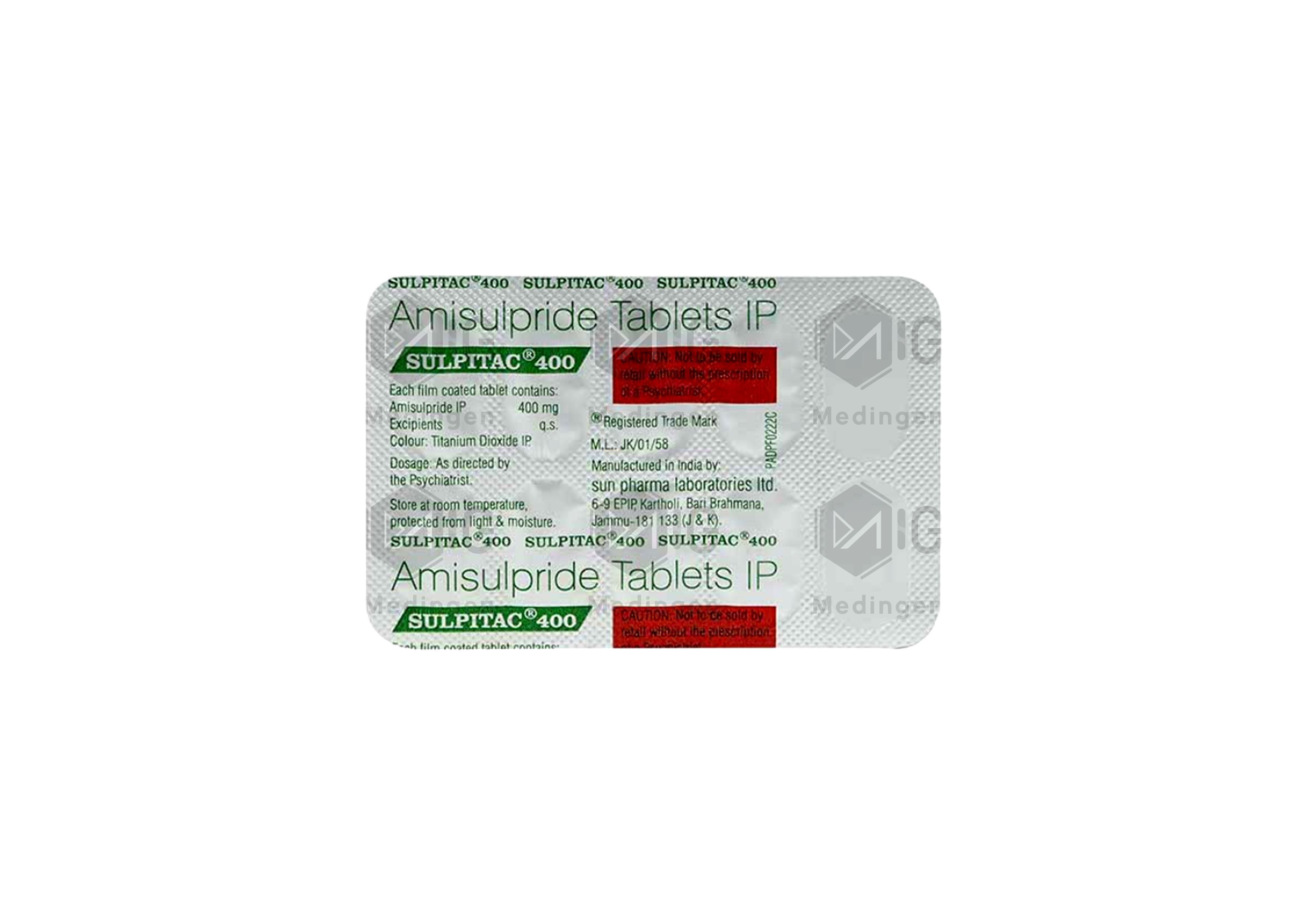 SULPITAC 400MG